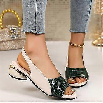 Willtoo Damen-Flip-Flops mit Chunky-Effekt – Stilvolle, offene Zehenpartie aus weichem Leder, geeignet für den Alltag und festliche Anlässe