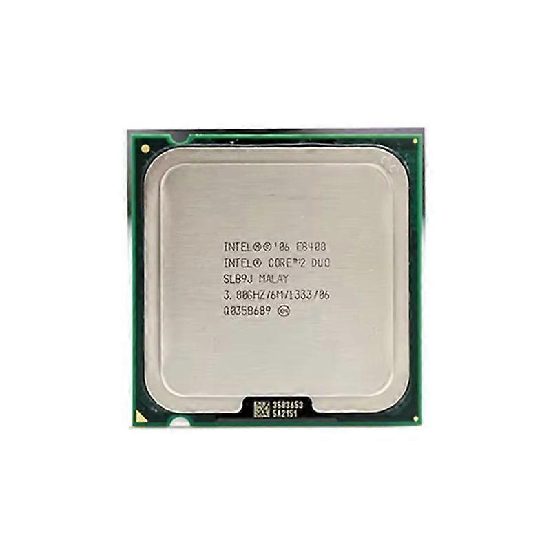 Core 2 Duo E8400 CPU - Socket LGA 775 2 Cores 2 Threads 3.0GHz 6MB L2 Cache 65W.