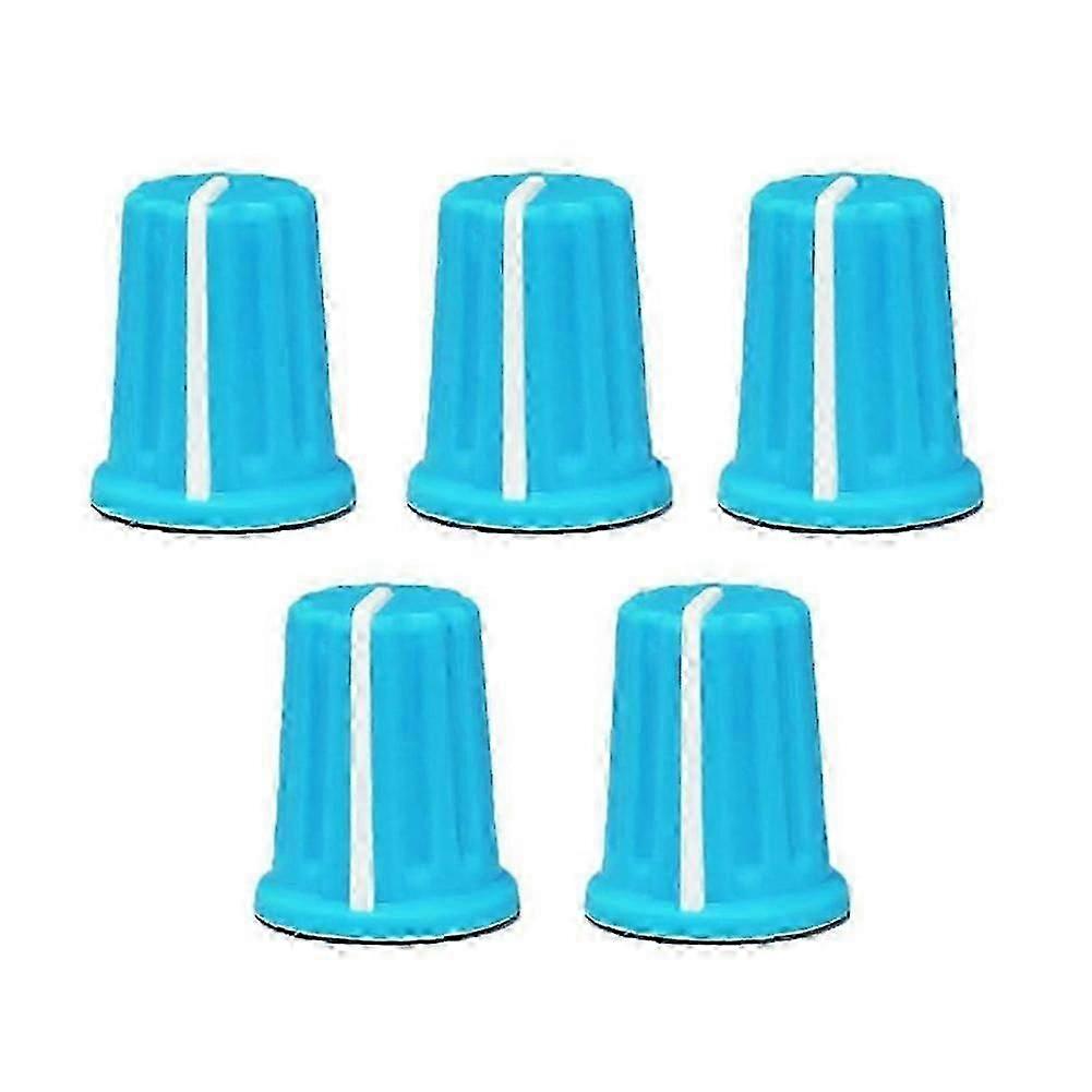 EQ Rotary Knob Replacement Equalizer Potentiometer Fader Knobs Push Rod Cap, Knob Cap-D