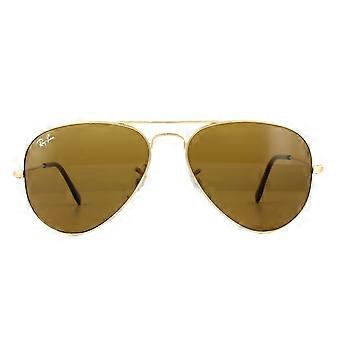 Ray-Ban Sunglasses Aviator 3025 001/33 Gold Brown 58mm
