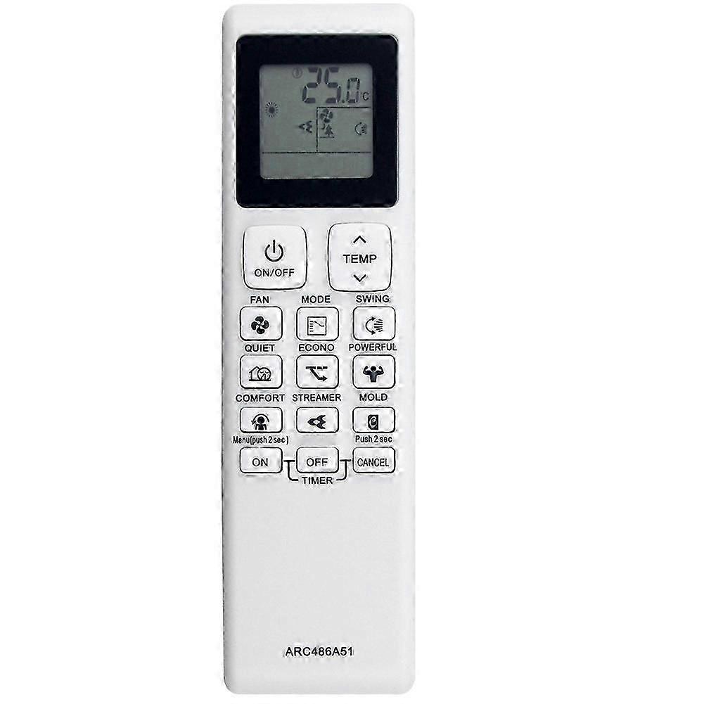 Replace ARC486A51 A/C Remote Control for Air Conditioner ARC486A51 Remote Control