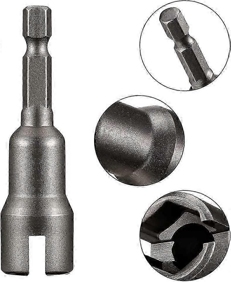Nut Driver Wing Nut Driver Drill Bit Socket Wrenches Tools Set Wing Nut Spanner for Panel Nuts Screws (D-V2)