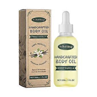Vanilla Body Oil for Deep Cleansing, Brightening, Moisturizing, and Firming Skin