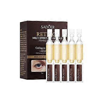 Confezione da 15 sieri contorno occhi al retinolo con collagene per ridurre linee sottili e occhiaie, formula leggera e non grassa adatta a tutti i tipi di pelle.