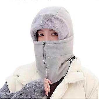 Women Winter Thermal Hat Fleece Lined Balaclava Full Face Protection Windproof Hood for Cycling and Outdoor Riding