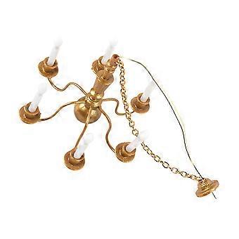Miniature Ceiling Lamp for House Use with Golden Metal ABS Material