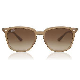 Ray-Ban RB4362 616613 Full Rim Opaque Light Brown Unisex Wayfarer Sunglasses UV3 Original
