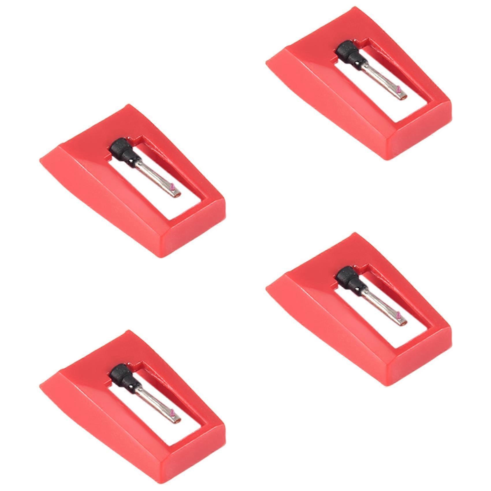 4 Pcs Record Player Needles, Universal Replacement Stylus Needles compatible with Vi