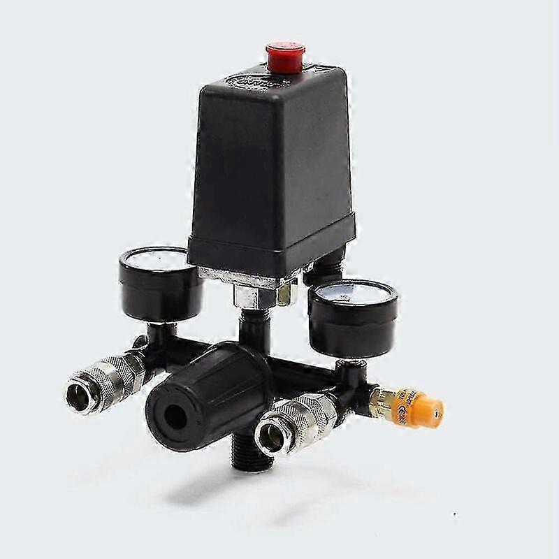 Pressure Regulator With Pressure Switch compatible with Compressor Pressure Switch With 2 Displays