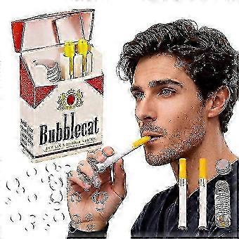 Stress Relief Accessary Fake Cigarette Mini Bubble Blower Bubble Sticks Relaxation Birthday Christmas Party Gift for Men Women Portable