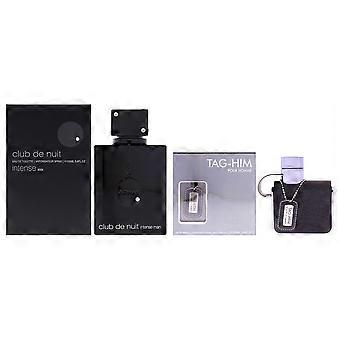 Armaf Set by Armaf für Herren 2 Stk. 3.4 oz Tag Him Pour Homme EDP 3.6 oz Club De Nuit Intense EDT