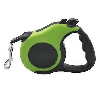 Retrátil Pet Leash Botão Controle Ergonômico Alça Segura Cão Andando Cinto para Gato Coelho 16.4ft Verde