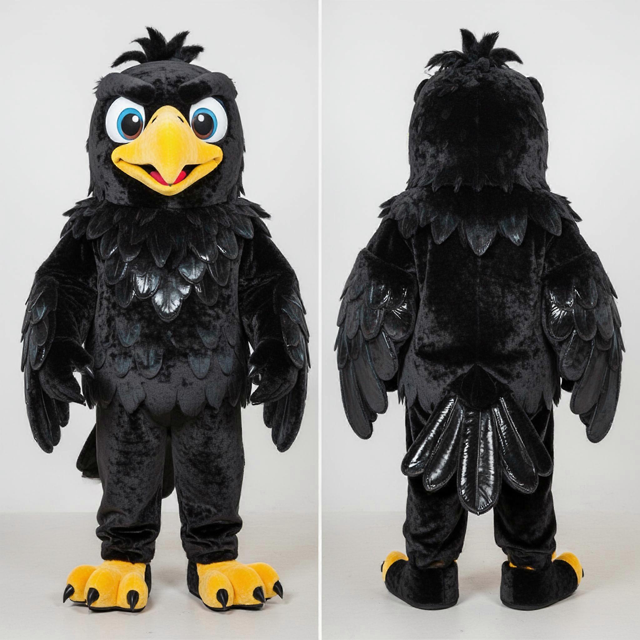 MASTICOT Charcoal Black Haasts Eagle Mascot