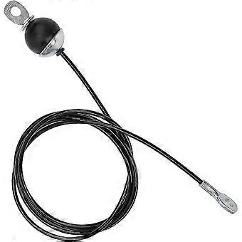 Fitness Pulley Cable 5mm 220lb Steel Wire Rope PU Coated Gravity Ball for Home Gym