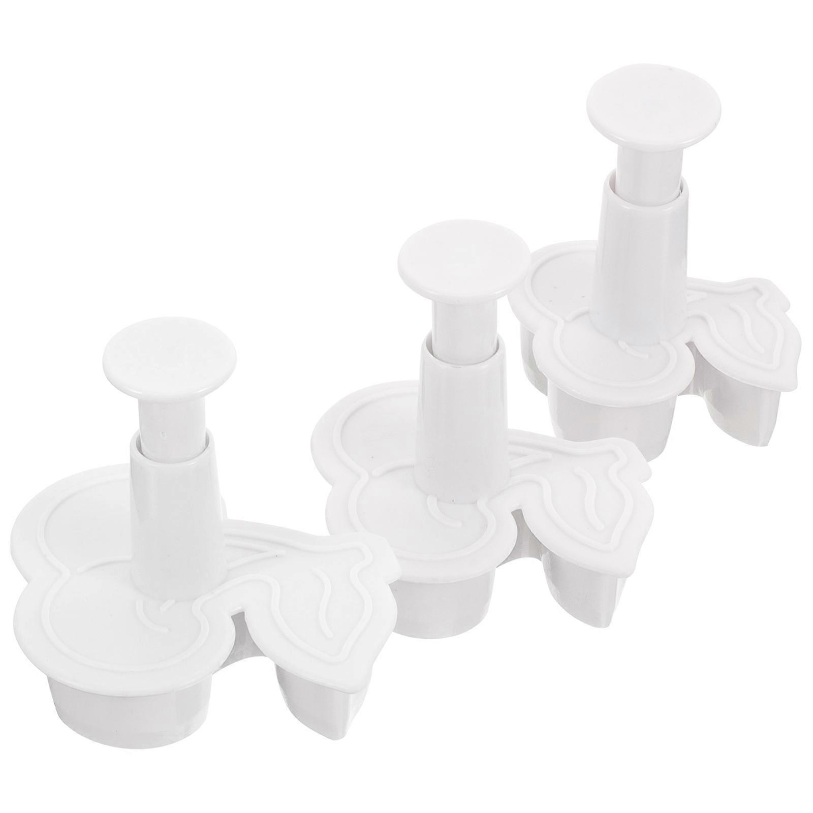 Cherry Cookie Cutter Plastic Biscuit Mold for Baking 3Pcs Kitchen Accessories