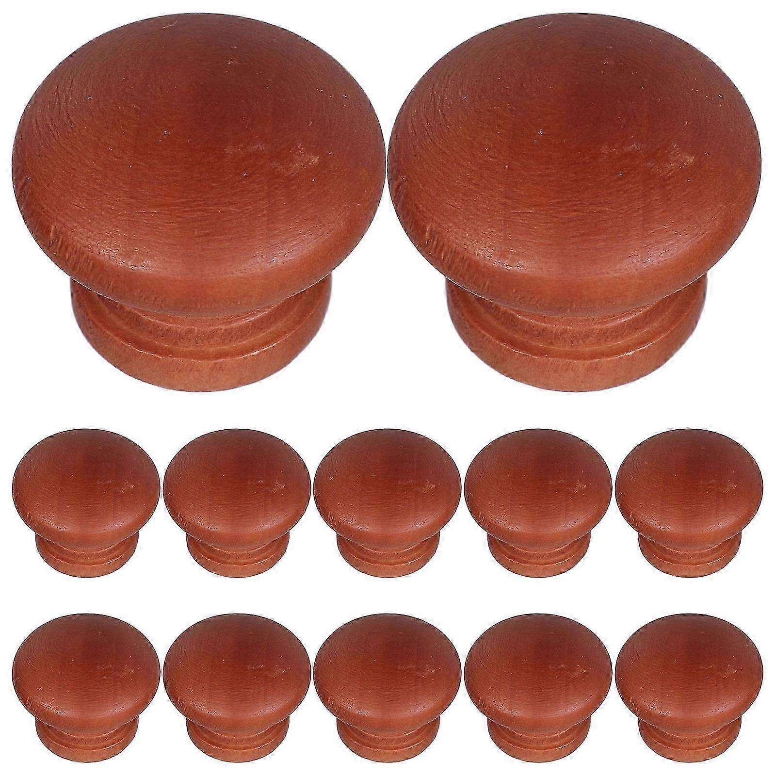 Retro Wooden Dresser Knobs Unique Cabinet Knobs for Drawer Handles 48Pcs