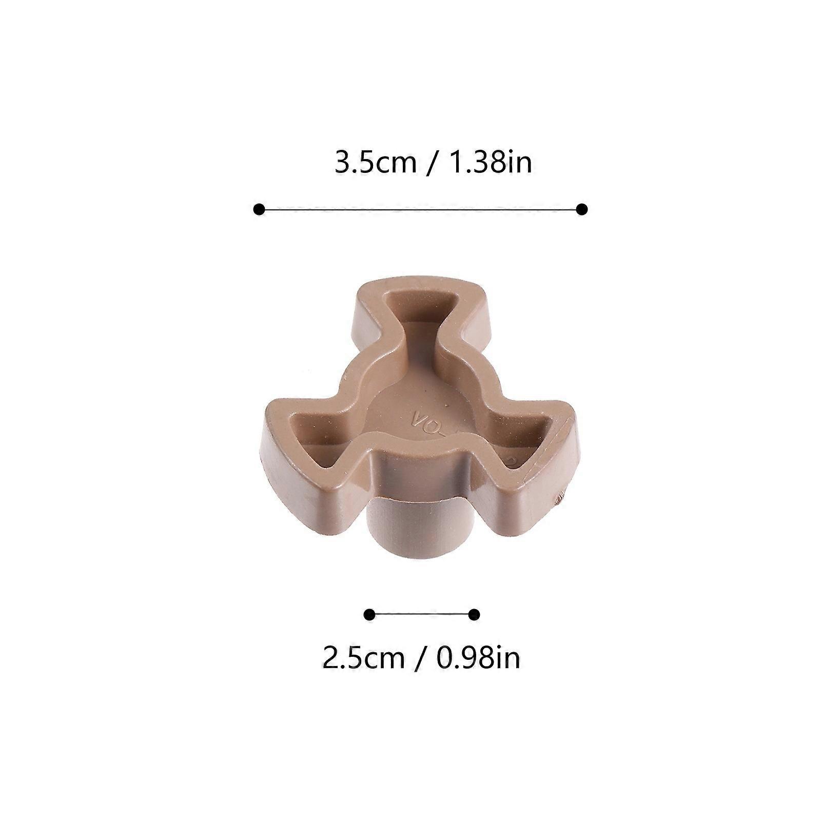 Microwave Oven Parts Plastic Turntable Coupler for Microwave Function 5Pcs