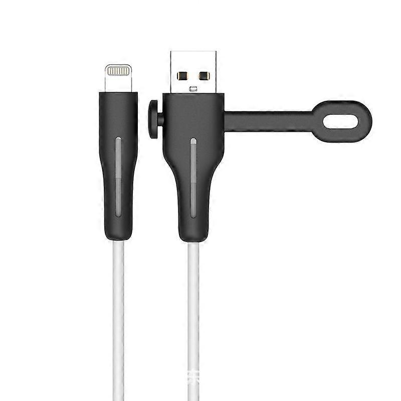 Cable Protector - Lightning 2-piece Black
