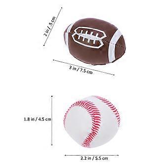 4Pcs Sport Balls Toy for Playing with Assorted Color PVC Balls Set