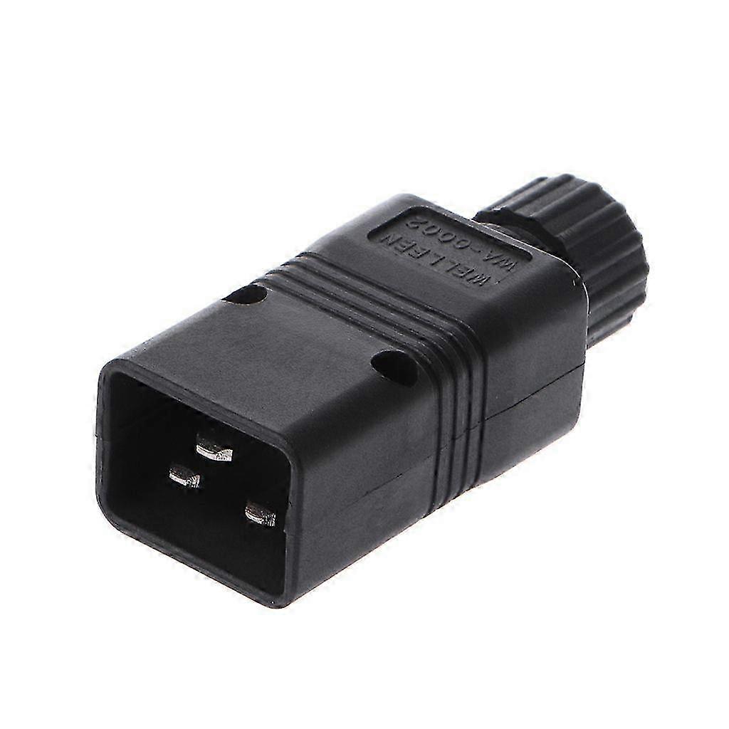 IEC C20 Plug 250V 16A ABS Shell