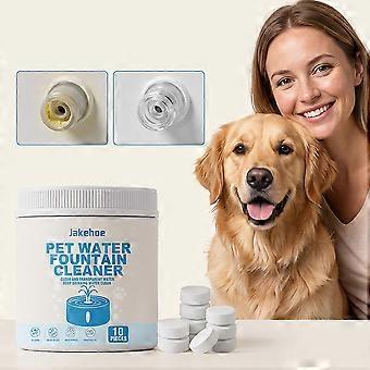 Pet Water Fountain Cleaner Tablets, Professional Hard Water Slimes Remover Descaler Tablets