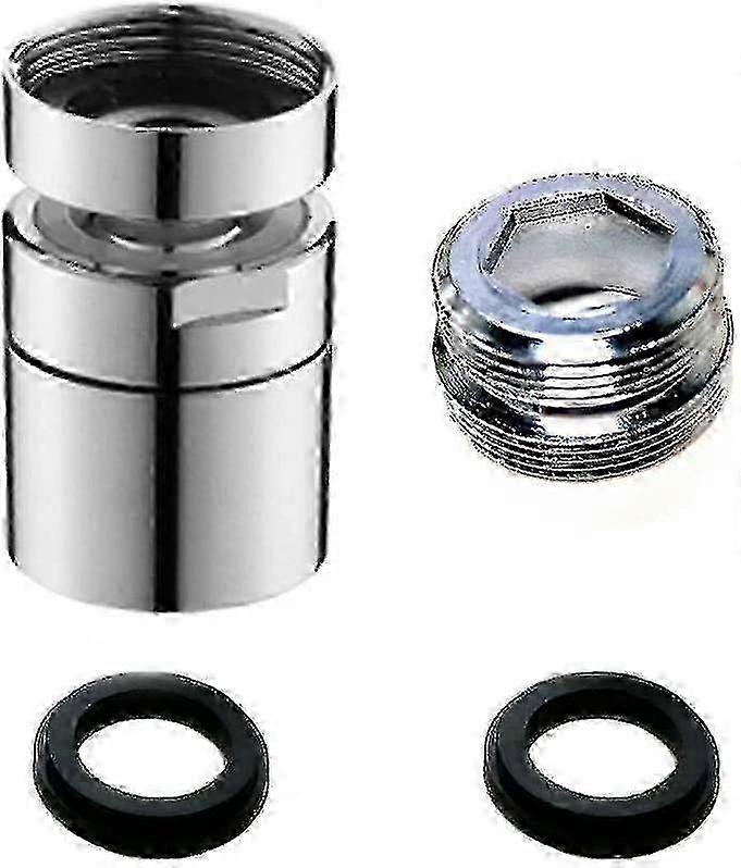 360 Rotatable Water Saving Aerator compatible with Tap with M22 M24 External Thread
