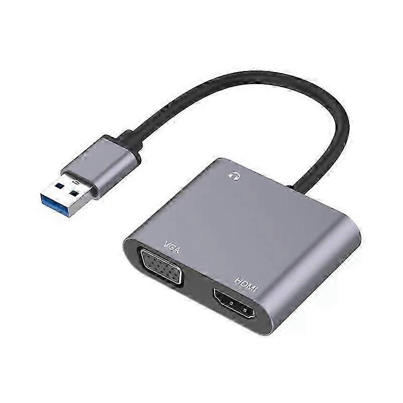 USB-C (Type-C) 3.0 to HDMI/VGA Conversion Adapter