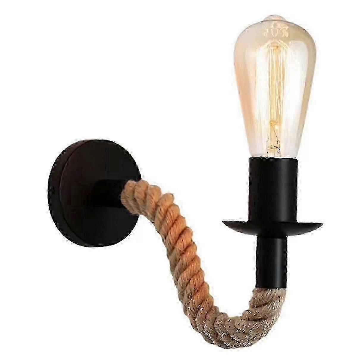 Vintage Rope Wall Sconce Iron E27
