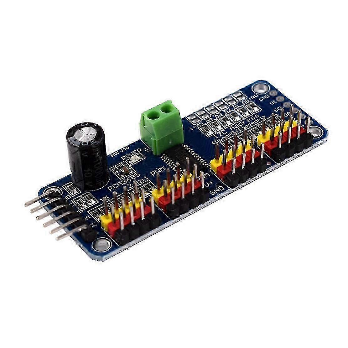 (170)16Ch PWM/Servo/Servo Driver Board Controller IIC PCA9685 MMD