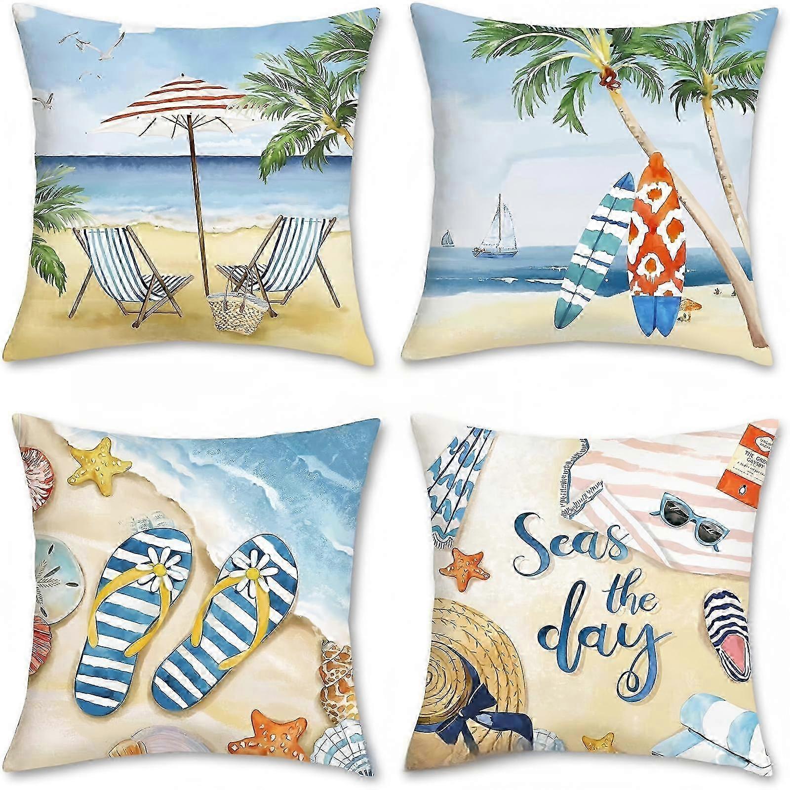 Easy Care Polyester Pillow Covers 4pc