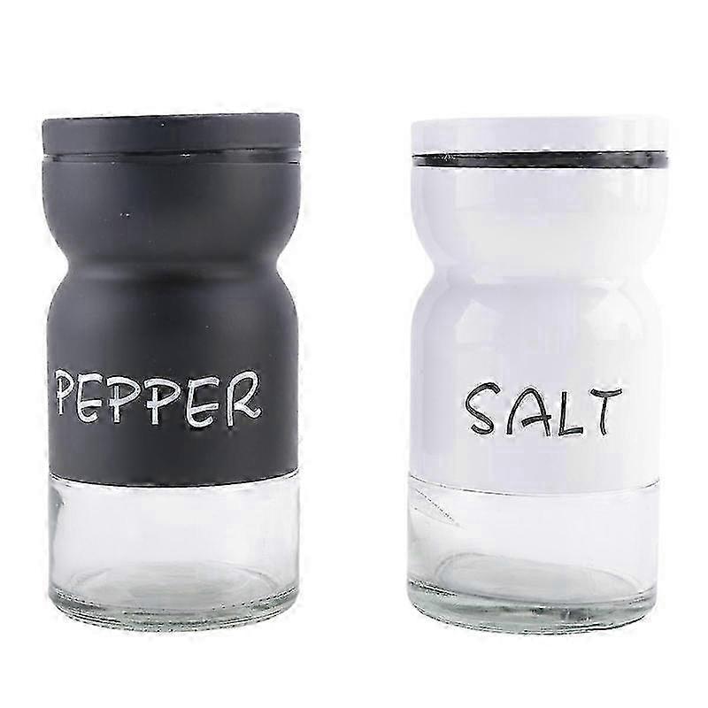 Adjustable Glass Salt Pepper Shaker Pair