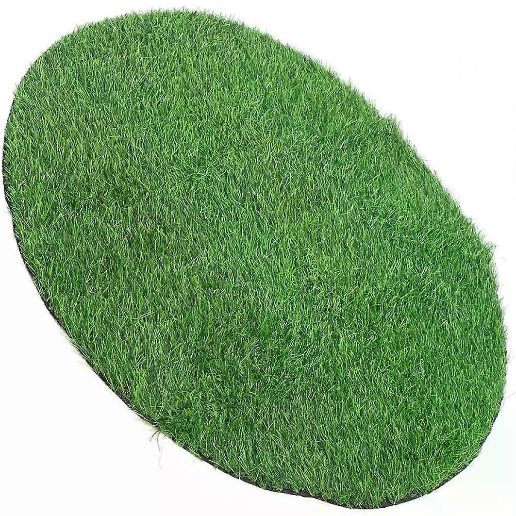 Grass Mat Green Round Plastic Realistic Table Decoration