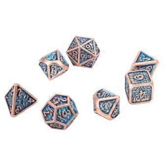 Balanced 7pcs Aluminum Polyhedral Dice