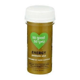 So Good So You Energy Mango Spinach Probiotic Shot, 1.7 Oz(Case Of 12)