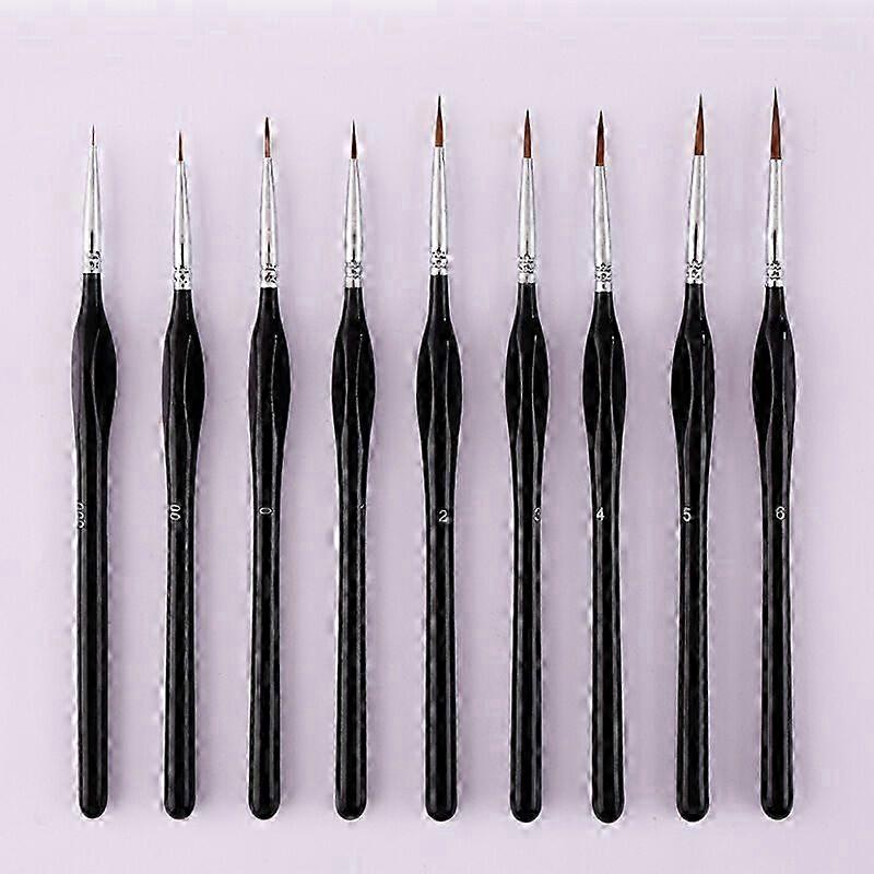 9-Piece Professional Detail Brush Set