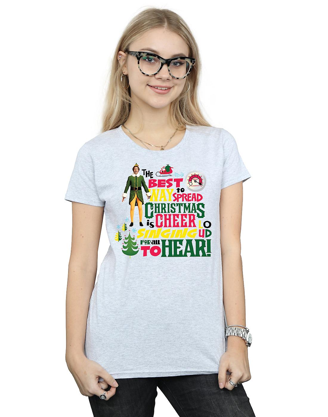 精灵女装圣诞欢呼T恤