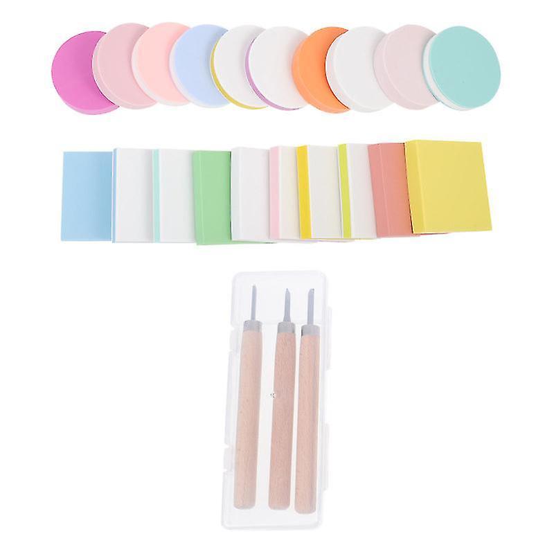 1.2X1.2x13cm Toy Craft Kits 1 Set Rubber Carving Tools Rubber Stamp Crafts Diy Supplies C