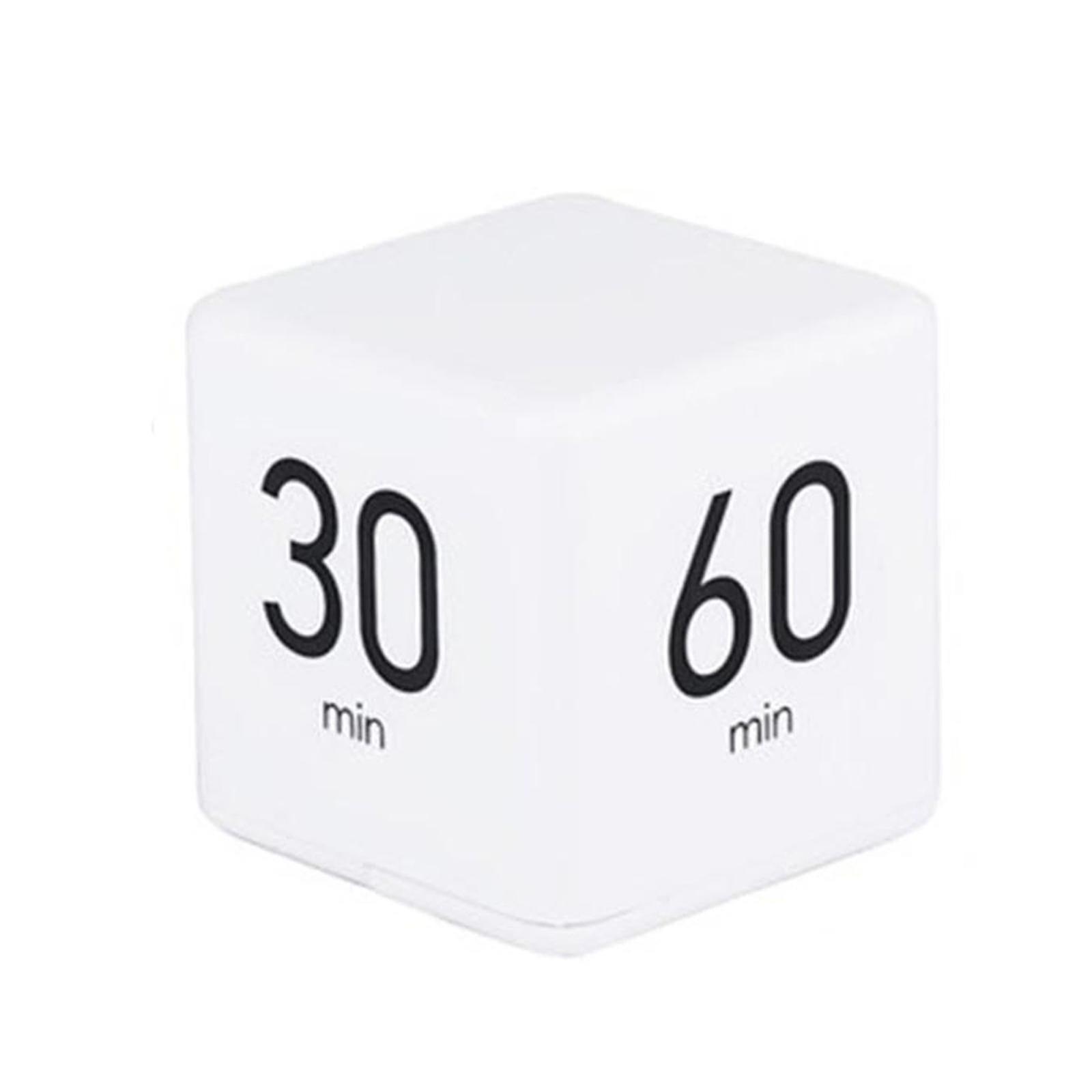 Miracle Cube Timer White Kitchen Timer Kids Timer Workout Timer Fashionable