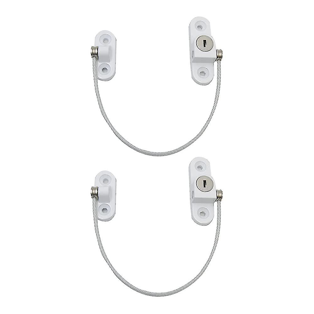 Child Safety Lock,2pcs Adhesive Child Safety Lock With Key Suitable For Drawer, Washing Machine, Toilet, Window, Cabinet And Other Furniture.this Pric