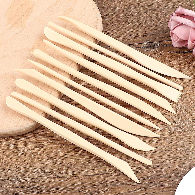1set Plastic Clay Modeling Tools Set Polymer Clay Sculpting Diy Craft Set
