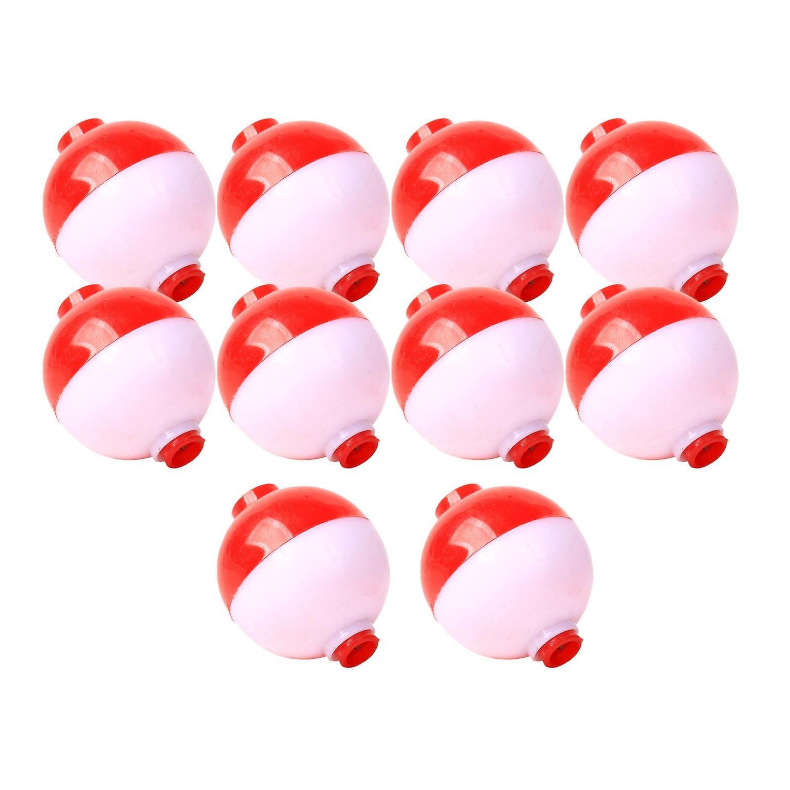 Fishing Bobber Push Button Fishing Float Set Tackle 50mm 10PCS