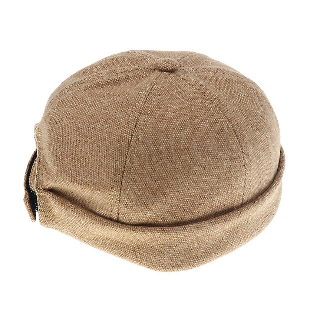 Retro Traufflansch Vermieter Hut Khaki