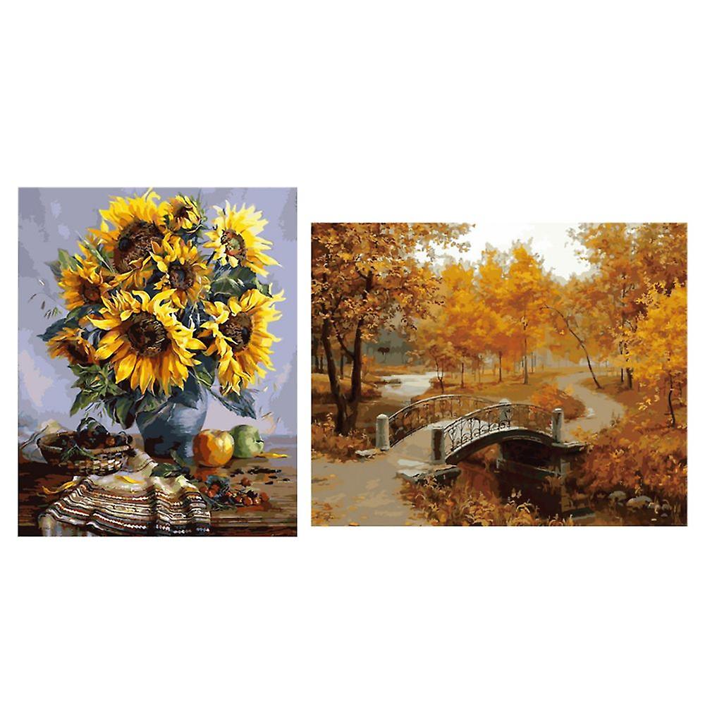 Diy Hand Numbers Painting Kit