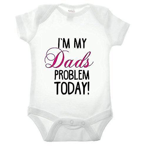 I'm My Dads Problem Short Sleeve Babygrow