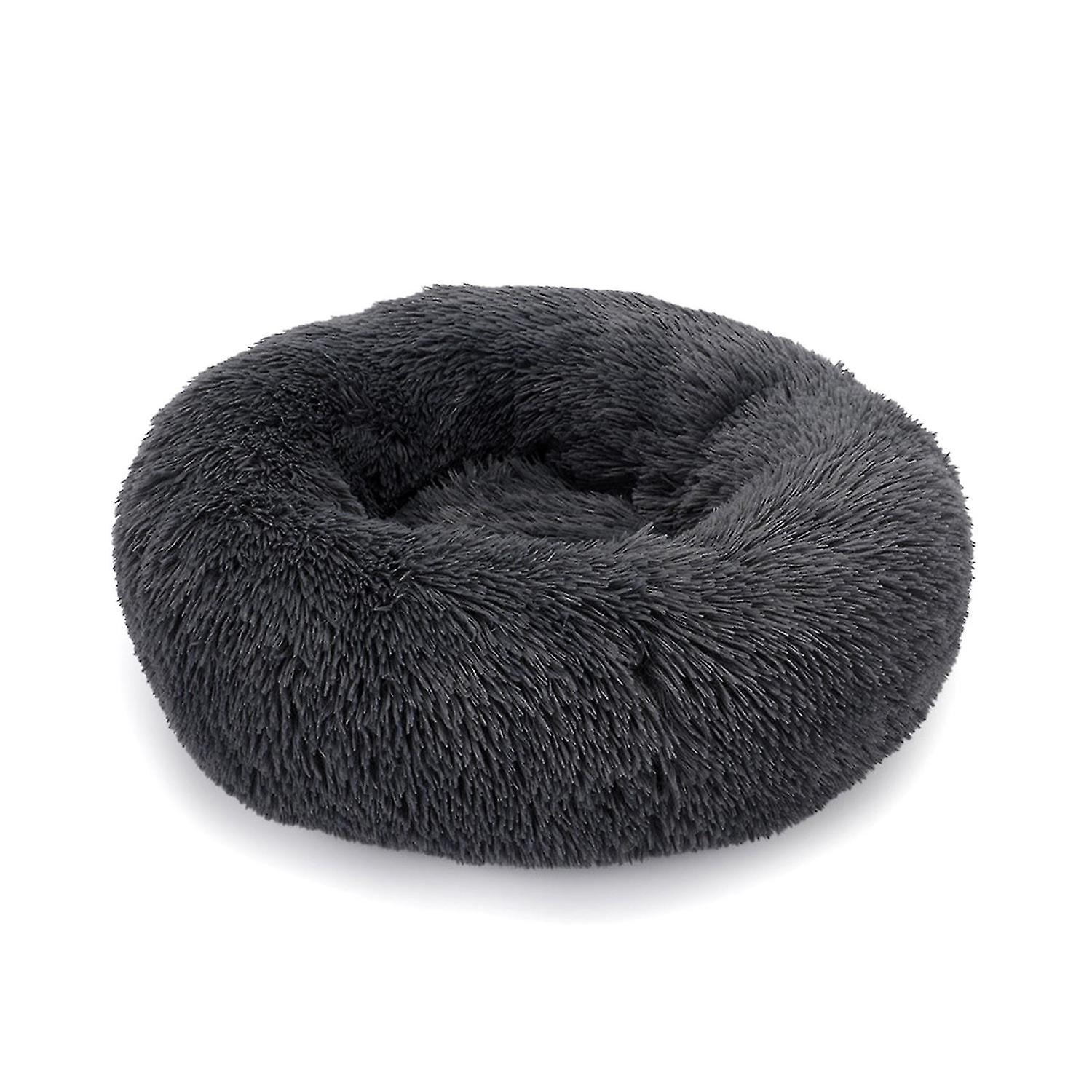 Dog Warm Bed Comfortable Round Cuddler Pet Bed Plush For Cat Cushion Bed