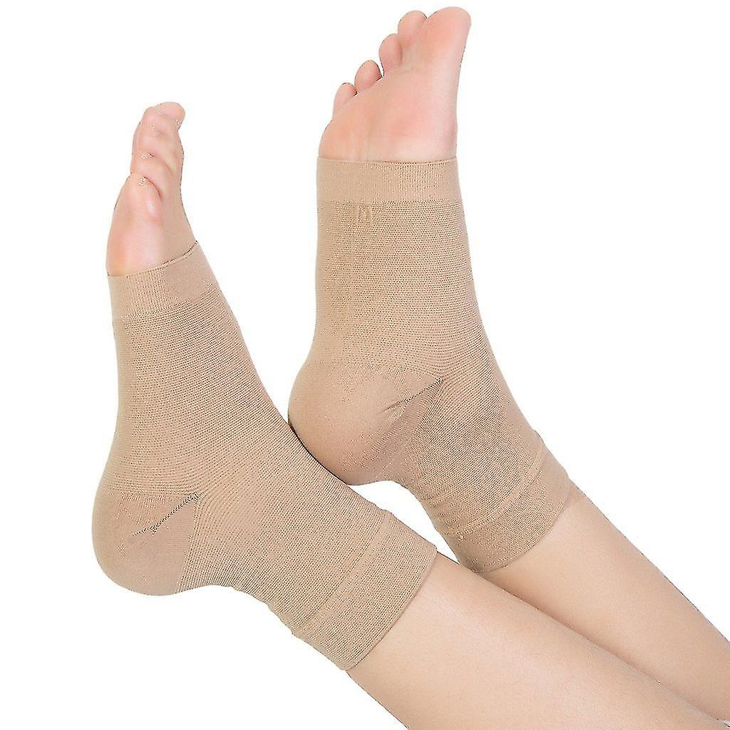 Ankle Compression Sleeve Open Toe Compression Socks For Swelling Plantar Fasciitis Sprain Neuropathy Foot Brace Support