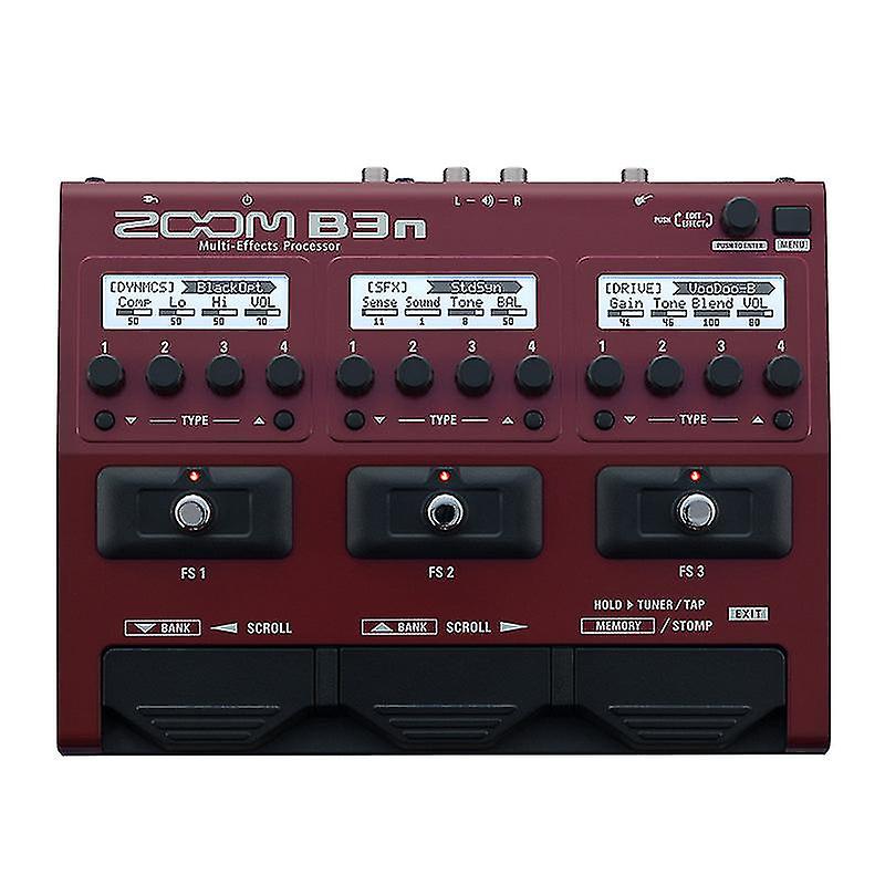 Hot Sell Zoom B3n Bass Multi Function Pédal, Multi Effect Processor pour bassistes