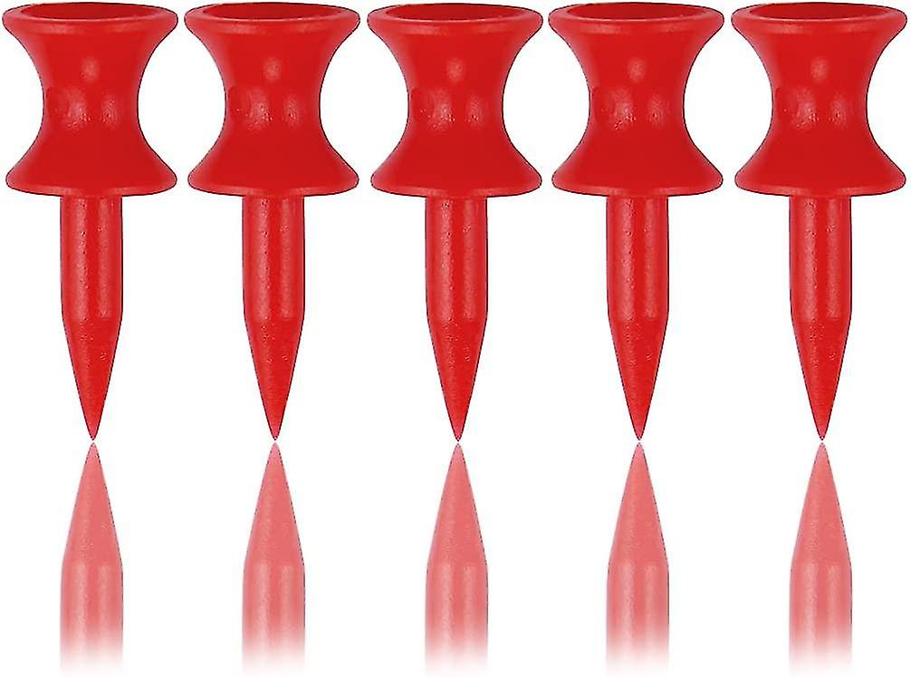 Golf Wheel Ball Nails,golf Tees Plastic 32mm 100 Countred