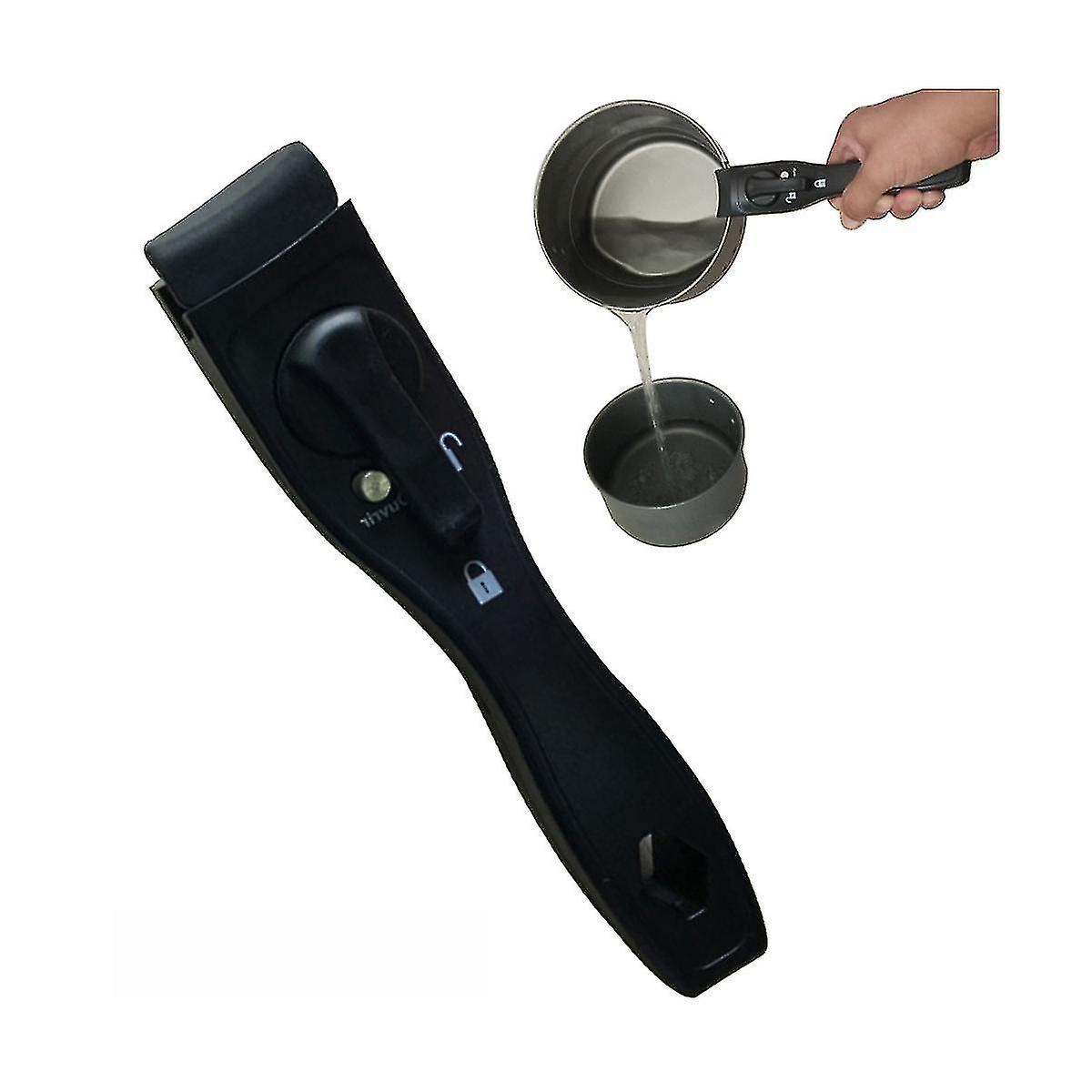 Removable Handle Induction Cookware Pot Silicone Chuck Detachable Bakelite Frying Kitchen Appliance