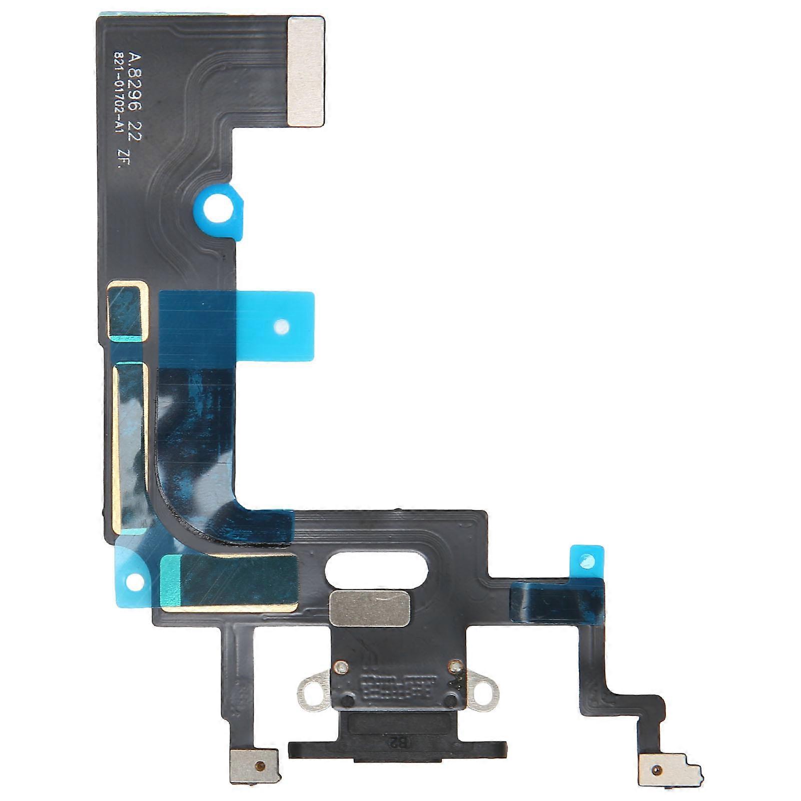 iPhone XR Charging Port Flex Cable Replacement - High-Quality, Easy Install, Black